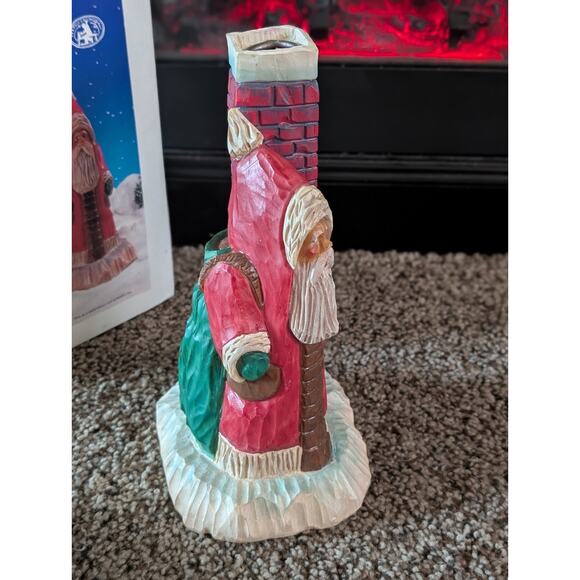 Paul Bolinger Kurt S. Adler Santa Chimney Figurine JB230 w/ Box Handcrafted - Picture 8 of 13